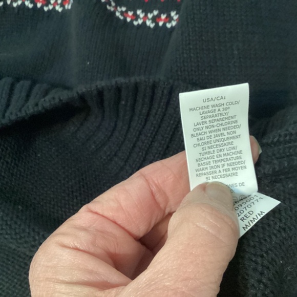 Chaps Sweater Turtleneck Nordic Fair Isle Ski Preppy Classic Timeless Mens SZ M - Picture 5 of 8